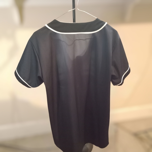 Bel Air Graffiti Stitched Baseball Camo Print Jersey - Picture 3 of 5